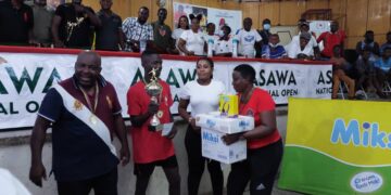 Emmanuel Ofori, Cynthia Arthur emerge winners of Asawa National Open Table Tennis Championship
