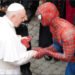 Pope Francis handshakes Spider-Man impersonator amid COVID-19 pandemic