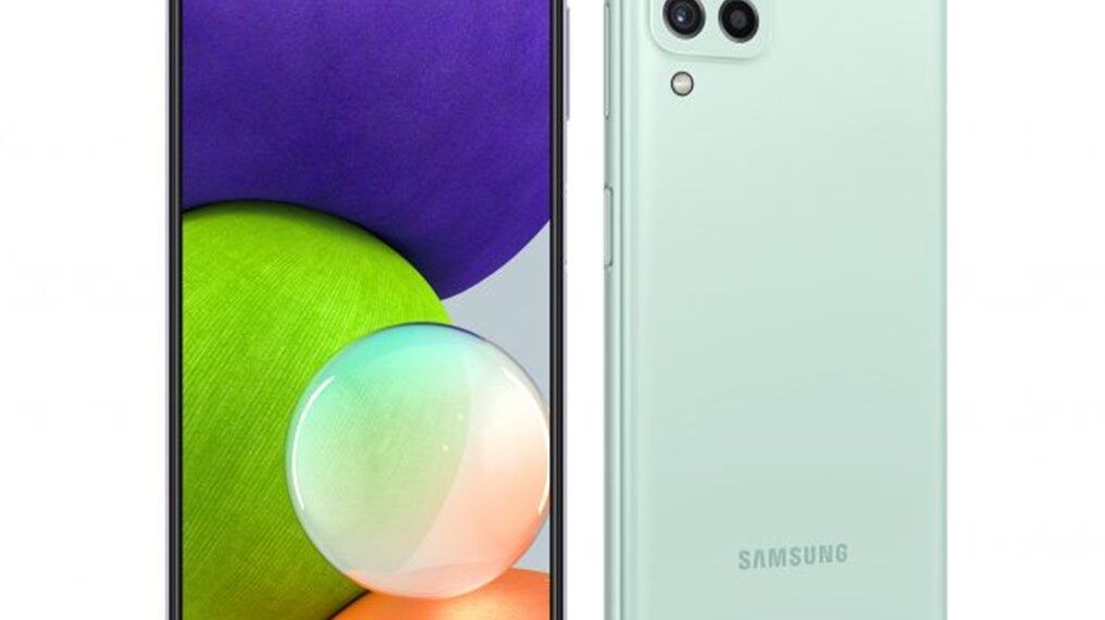 The new Samsung Galaxy A22 device