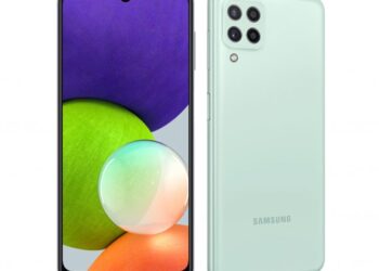 The new Samsung Galaxy A22 device