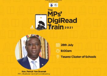 Okaikwei Central lawmaker, Patrick Boamah hosts 2nd “The MPs DigiRead Train”