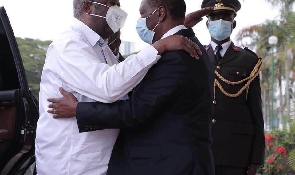 Ivory Coast president and rival in first meeting since civil war 10 years ago