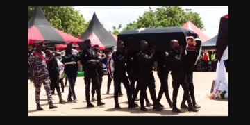 Policeman killed in bullion van attack buried