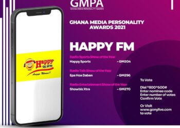 Happy 98.9FM bags three nominations at GMPA 21
