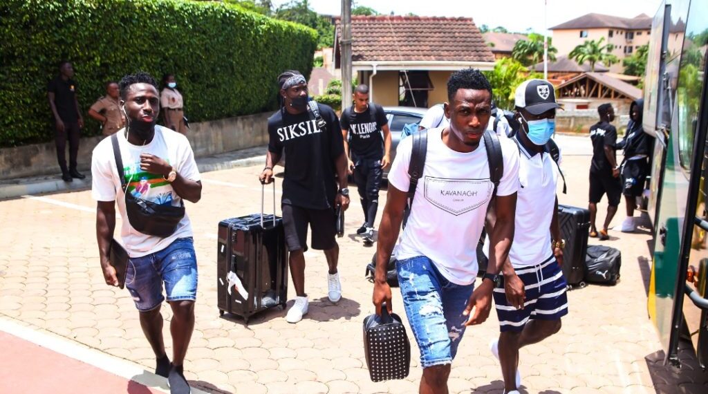 Black Stars arrive in Cape Coast for 2022 World Cup qualifiers