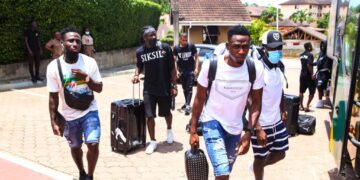 Black Stars arrive in Cape Coast for 2022 World Cup qualifiers