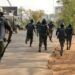 Policemen run for their lives as robbers attack empty bullion van
