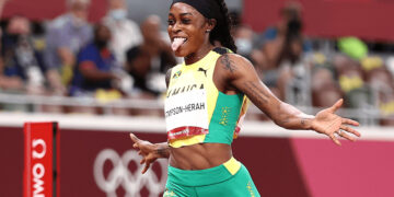 Jamaica’s Elaine Thompson-Herah wins 200m to seal Olympic double