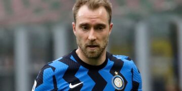 Christian Eriksen back at Inter Milan for first time since cardiac arrest