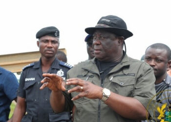 U/W Floods: Roads Minister visits Nadowli; promises to fix roads