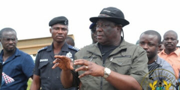 U/W Floods: Roads Minister visits Nadowli; promises to fix roads