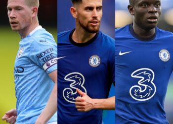 Premier League trio Jorginho, N’Golo Kante and Kevin de Bruyne up for Uefa award