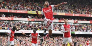 Arsenal end goalless run and claim first win of the season