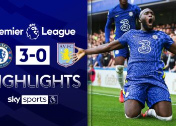 Lukaku scores first Stamford bridge goals as Chelsea beat Villa