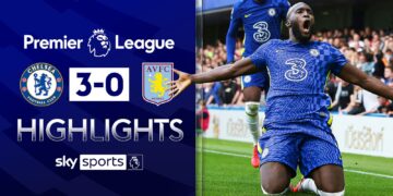 Lukaku scores first Stamford bridge goals as Chelsea beat Villa