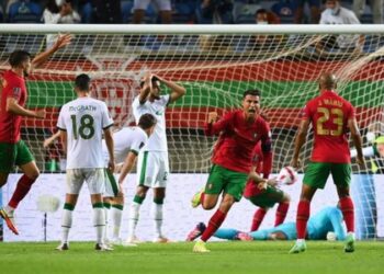 Ronaldo breaks men’s international goal scoring record with double against Republic of Ireland