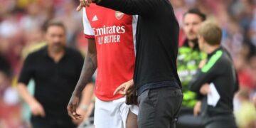 ‘It feels good to be back”- Thomas Partey makes injury return for Arsenal