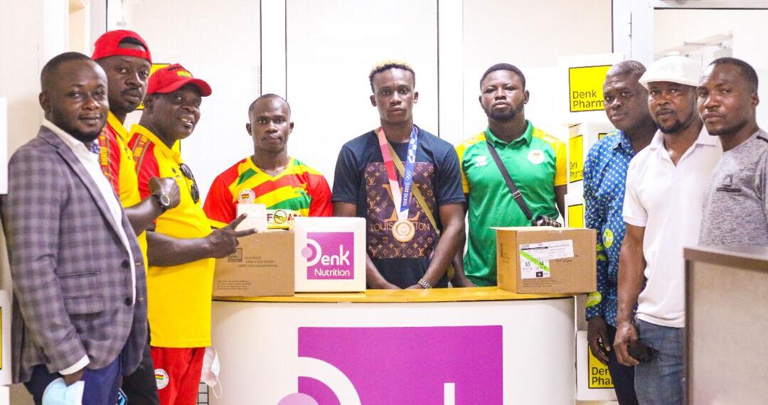 Denk Pharma Ghana honors Olympic Bronze medalist Samuel Takyi