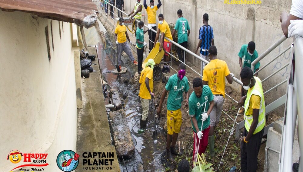 Happy FM climaxes its maiden edition ‘Happy World Clean-Up Day’ exercise