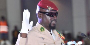 Mamady Doumbouya: Guinea coup leader sworn in as president