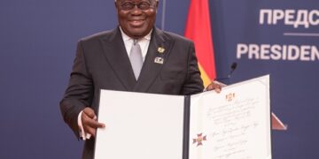 Prez Akufo-Addo receives Serbia's highest national award