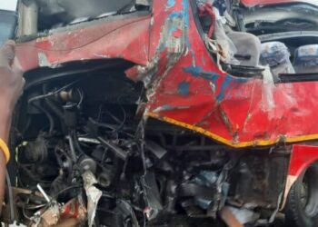 13 crashed to death on the Kumasi-Accra Highway