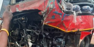 13 crashed to death on the Kumasi-Accra Highway