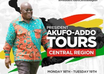 Akufo-Addo storms Central region