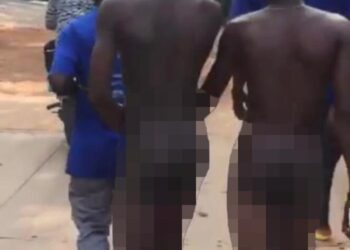 E/R: Two teen boys stripped naked, paraded for allegedly stealing GHC100