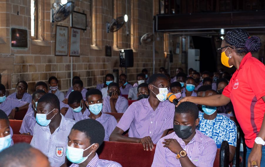 Absa Bank Staff Engages Students