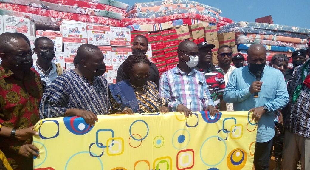 NADMO cries over Mahama’s gargantuan donation to Keta victims; says they were sidelined