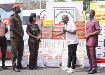 Happy FM donates to Ghana Prisons Service