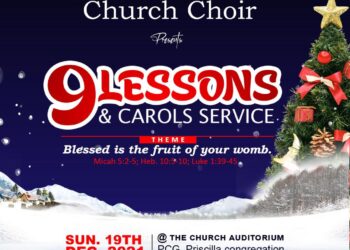 PCG Priscilla Congregation to hold ‘9 Lessons & Carols Service