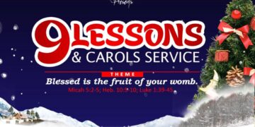PCG Priscilla Congregation to hold ‘9 Lessons & Carols Service