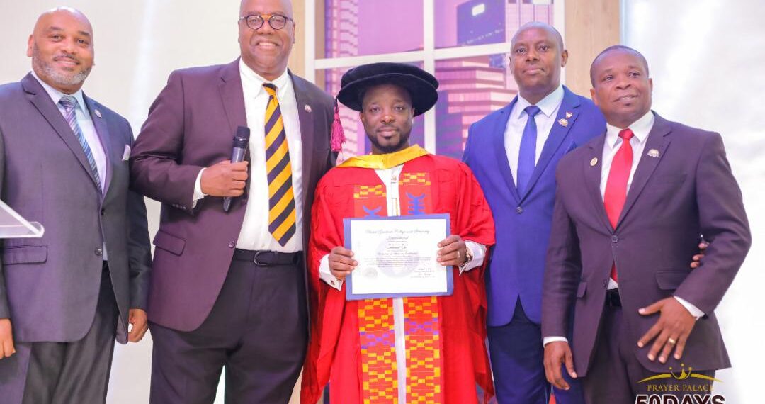 UGCSI confers honorary doctorate on Prophet Emmanuel Adjei