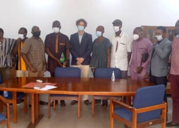 Ghana Deaf team paid courtesy call on Brazil Ambassador