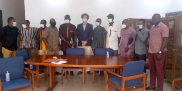 Ghana Deaf team paid courtesy call on Brazil Ambassador