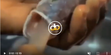 Video: Lady almost prepares soup with condom