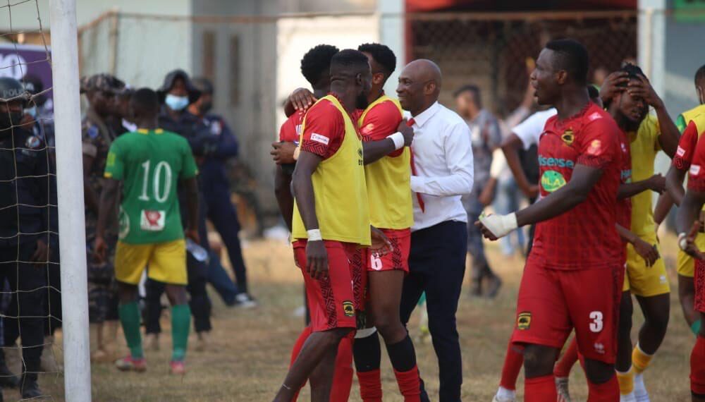 GPLonHappyFM: Asante Kotoko makes history in Dormaa with win over Aduana Stars