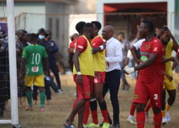 GPLonHappyFM: Asante Kotoko makes history in Dormaa with win over Aduana Stars