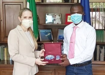 Ghana Fencing Association paid a courtesy call on Italian Ambassador