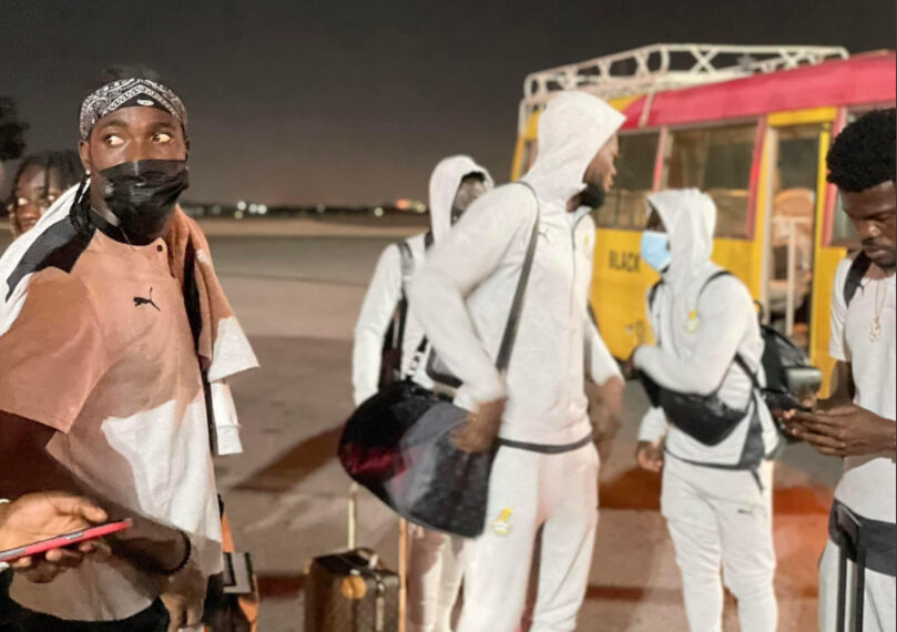 Black Stars sneak into Ghana at 3 am Thursday
