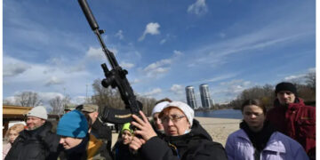 Business boom at Kyiv gun shops as Ukrainians rush to buy arms