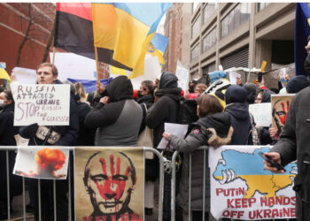 From Tokyo to New York, thousands protest against invasion of Ukraine