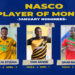 GPL: Etouga, Annor and Bashiru nominated for NASCO Player of the Month for January