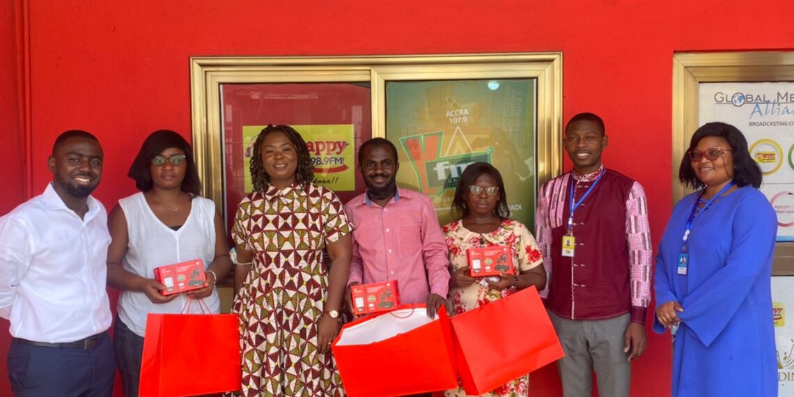 HappyFM, eTV Ghana reward winners in AFCON predict and win promo with HD+ decoders