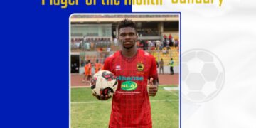 Kotoko striker Etouga wins NASCO Player of the Month for January