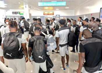 VIDEO: Black Stars arrive in Abuja for Nigeria clash