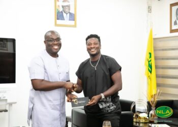 Asamoah Gyan commends Sammi Awuku for transforming NLA