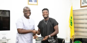 Asamoah Gyan commends Sammi Awuku for transforming NLA